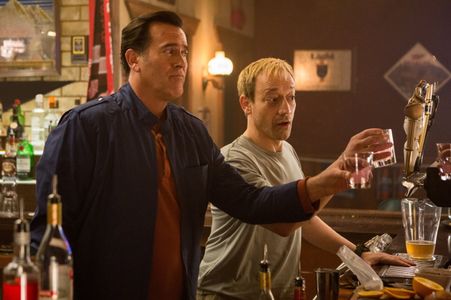 Ted Raimi and Bruce Campbell in Ash vs Evil Dead (2015)