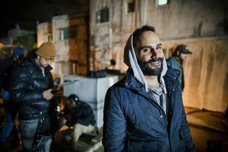 On set of The Alleys