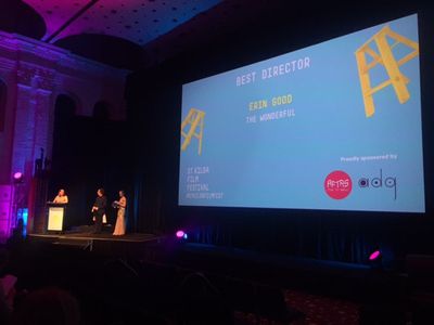 Erin Good Best Director St Kilda Film Festival 2015
