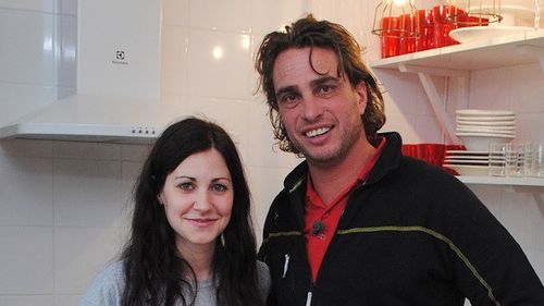 Nour El-Refai and Anders Öfvergård in Arga snickaren VIP (2015)