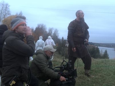 On the set of 
