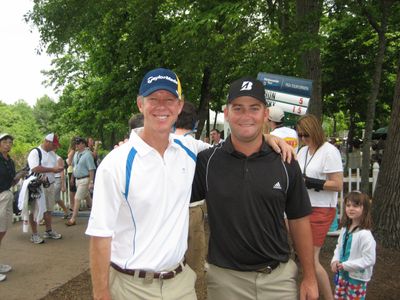 Scott Crouch & Pro golfer Matt Every