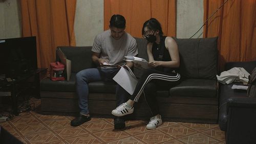 Shiri De Leon and Julian Roxas in Ang pagdadalaga ni Lola Mayumi (2021)