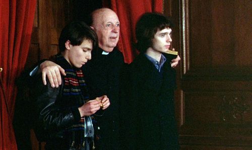 Roland Armontel, Anna Baldaccini, and Thierry Bourdon in The Beast (1975)