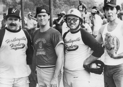 Michael Keaton, John Turturro, and Clint Howard in Gung Ho (1986)