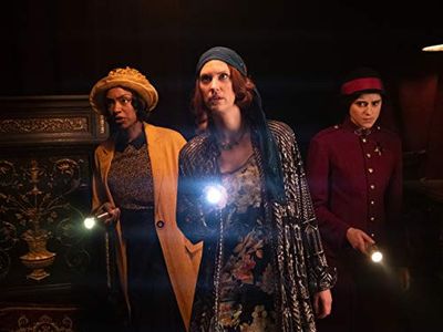 Lauren Lee Smith, Rebecca Liddiard, and Chantel Riley in Frankie Drake Mysteries (2017)