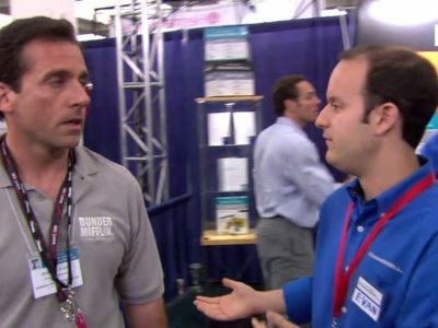 Steve Carell and Matt Price in The Office (2005)