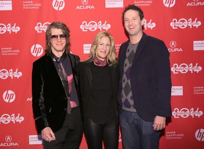 James D. Cooper, Trevor Groth, and Loretta Harms at an event for Lambert & Stamp (2014)