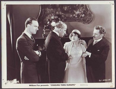 Sue Carol, Gustav von Seyffertitz, and Gavin Gordon in Chasing Through Europe (1929)