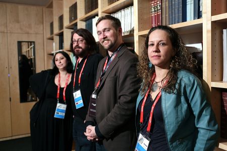 Audrey Ewell, Nina Krstic, Aaron Aites, and Lucian Read at an event for 99%: The Occupy Wall Street Collaborative Film (