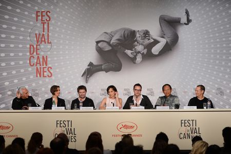 Kristin Scott Thomas, Cliff Martinez, Nicolas Winding Refn, Lene Børglum, Matthew Newman, and Vithaya Pansringarm at an 