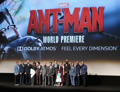 Michael Douglas, Louis D'Esposito, Martin Donovan, Kevin Feige, Judy Greer, Wood Harris, Michael Peña, Peyton Reed, Paul