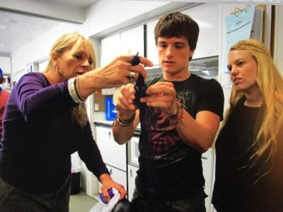 Josh Hutcherson and Jailyn Osborne