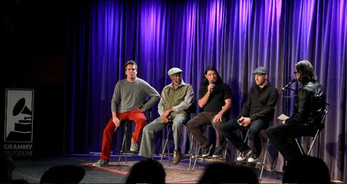 John Pastorius son of Jaco Pastorius, musician Jerry Jemmott, musician and Jaco producer Robert Trujillo and director Pa
