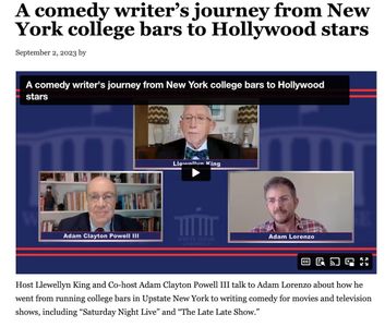 The White House Chronicles - Guest: Adam Lorenzo 