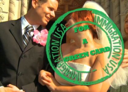 Stefanie Black and Clark Harding in For a Green Card (2010)