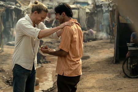 Charlie Hunnam and Shubham Saraf in Shantaram (2022)