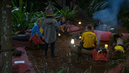 Rita Simons, Fleur East, James McVey, and Anne Hegerty in I'm a Celebrity, Get Me Out of Here! (2002)