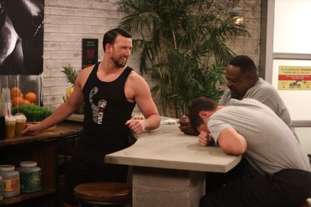 Mark Huber, Cedric the Entertainer, and Max Greenfield in The Neighborhood (2022)