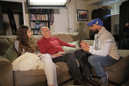 Maz Siam, Dina Shuhaiber, and Almuhannad Alkadam in Lost Thekra (2018)