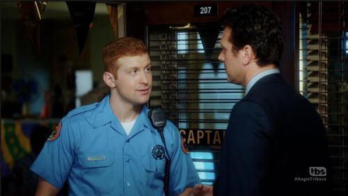 Chris Kimball and Hayes MacArthur in Angie Tribeca and Murder Gras