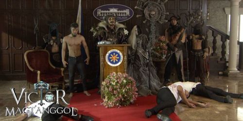 John Estrada, Chynna Ortaleza, Kristoffer Martin, and Ian Ignacio in Victor Magtanggol (2018)