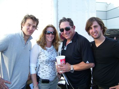 Producer Nick Allan, Production Coordinator Kami Norton, Actor Don Stark and Second Assistant Director Travis Huff