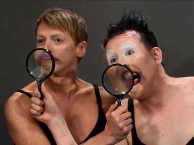 Michael Steck and Braden Chapman in RuPaul's Drag Race All Stars (2012)