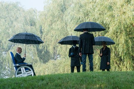 James McAvoy, Kodi Smit-McPhee, Alexandra Shipp, and Tye Sheridan in X-Men: Dark Phoenix (2019)