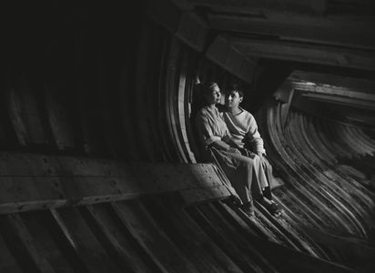 Silvia Monfort and Philippe Noiret in La Pointe Courte (1955)