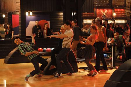 Wesley Taylor, Megan Hilty, Phillip Spaeth, Savannah Wise, and Jenny Laroche in Smash (2012)