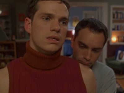 Scott Lowell and Peter Paige in Queer as Folk (1999)