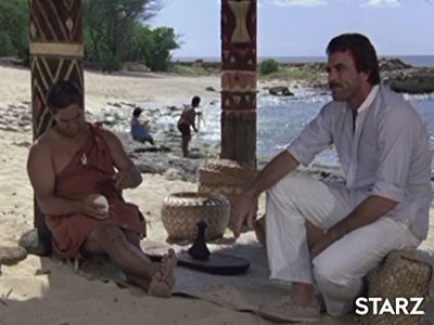Tom Selleck and Dick Jensen in Magnum, P.I. (1980)
