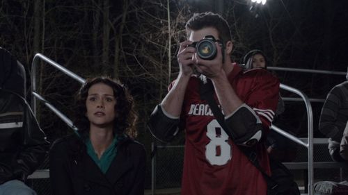 Melissa Ponzio and Stephen Ford in Teen Wolf (2011)
