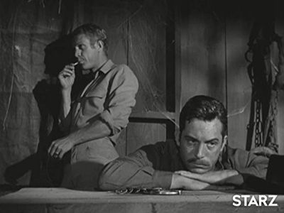 Steve McQueen and Paul Burke in Wanted: Dead or Alive (1958)