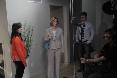 On the set of 