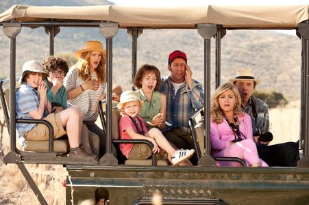 Drew Barrymore, Adam Sandler, Kevin Nealon, Kyle Red Silverstein, Jessica Lowe, Emma Fuhrmann, Braxton Beckham, and Alyv
