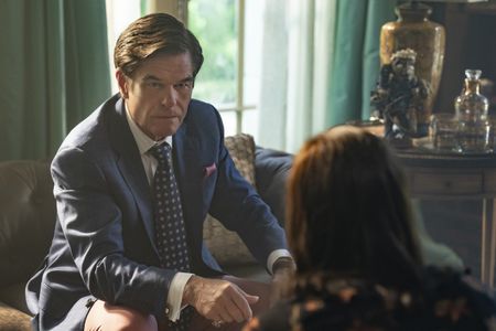 Harry Hamlin and Alexandra Daddario in Mayfair Witches (2023)