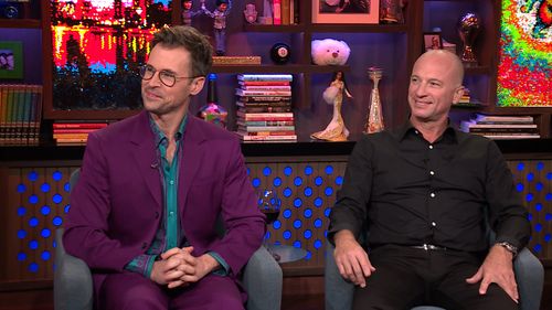 Kerry Titheradge and Brad Goreski in Watch What Happens Live with Andy Cohen: Capt. Kerry Titheradge & Brad Goreski (202