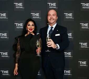 Jonathan Sothcott and Jeanine Nerissa Sothcott at The Hidden Film Festival