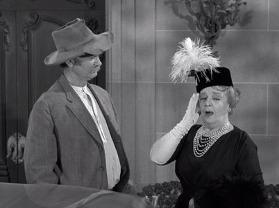 Buddy Ebsen and Harriet E. MacGibbon in The Beverly Hillbillies (1962)