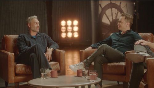 Taika Waititi and David Jenkins OUR FLAG MEANS DEATH panel