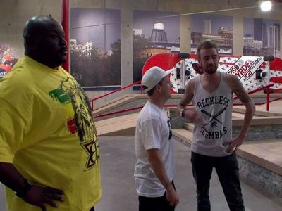Rob Dyrdek, Chris Boykin, and Chris Pfaff in Rob Dyrdek's Fantasy Factory (2009)
