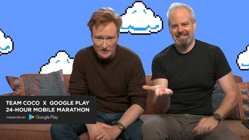 Conan O'Brien and Aaron Bleyaert in Conan (2010)