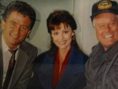 Margaret Michaels, Patrick Duffy and Larry Hagman