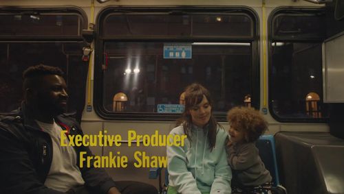 Still shot on the set of SMILF