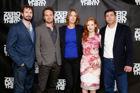 Kathryn Bigelow, Kyle Chandler, Jason Clarke, Jessica Chastain, and Mark Boal at an event for Zero Dark Thirty (2012)