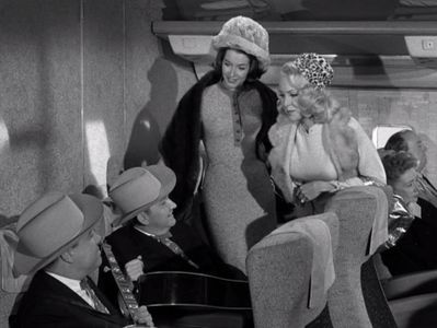 Lester Flatt, Joi Lansing, Earl Scruggs, and Midge Ware in The Beverly Hillbillies (1962)
