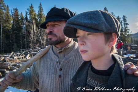 Acting with my son on Timber