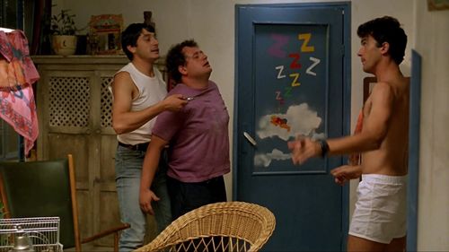 Antonio Banderas, Juan Echanove, and Carmelo Gómez in Going Down in Morocco (1989)